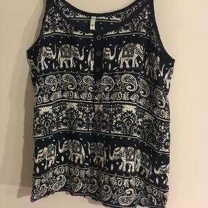 Elephant crop top